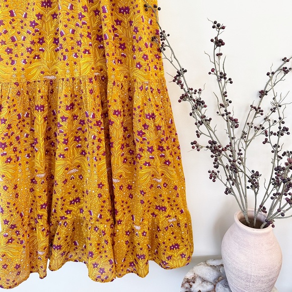 Roller Rabbit Marigold Ruffle Midi Dress - Picture 3 of 6